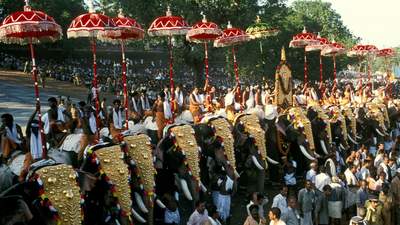 Thrissur and the first parasols I ever saw