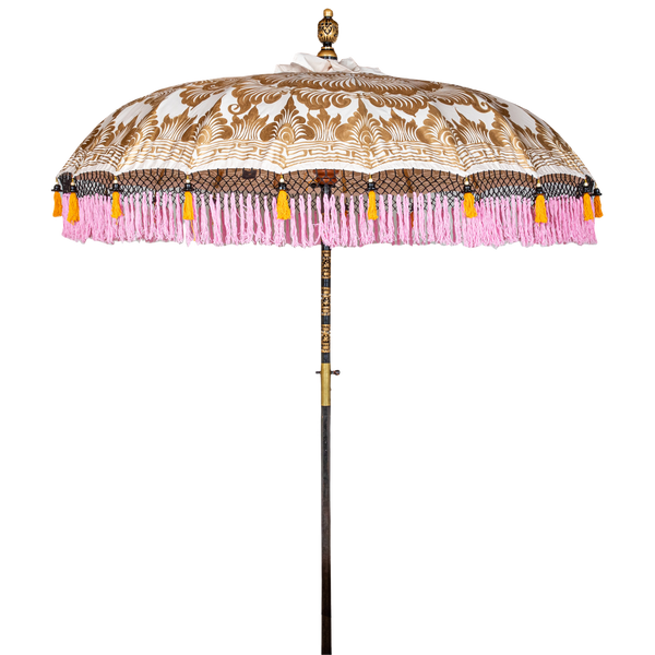 Helena (2m) Round Bamboo Parasol - IN STOCK
