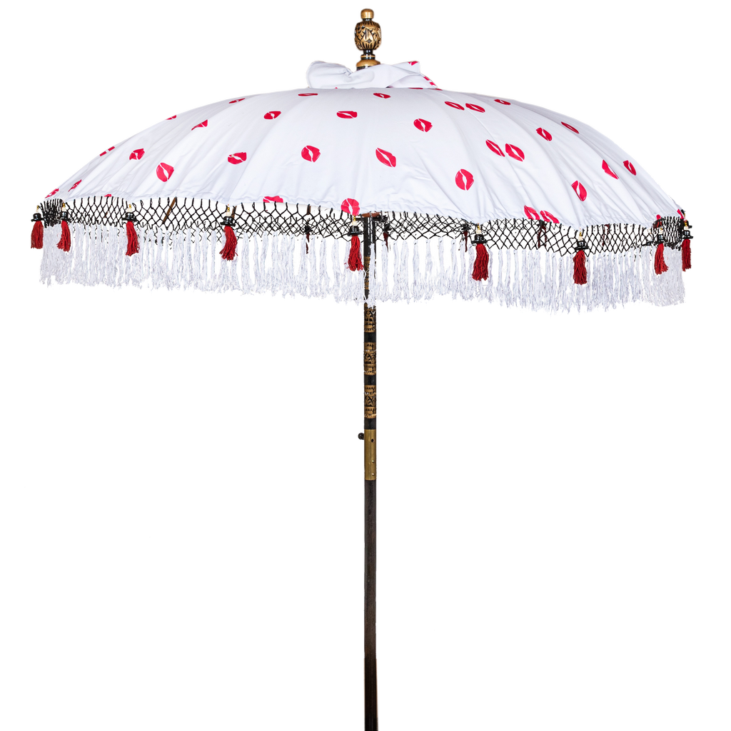Iain (2m) Round Bamboo Parasol - IN STOCK