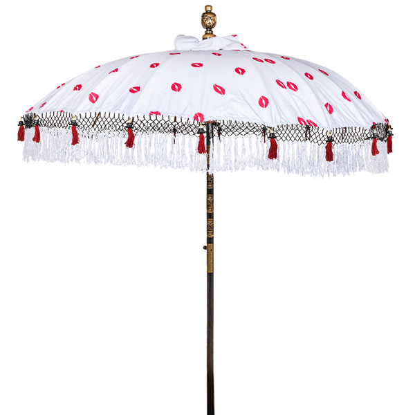 Iain (2m) Round Bamboo Parasol - IN STOCK