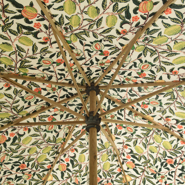 Bill 2 Product Shot. Beautiful William Morris Print on inside of canopy