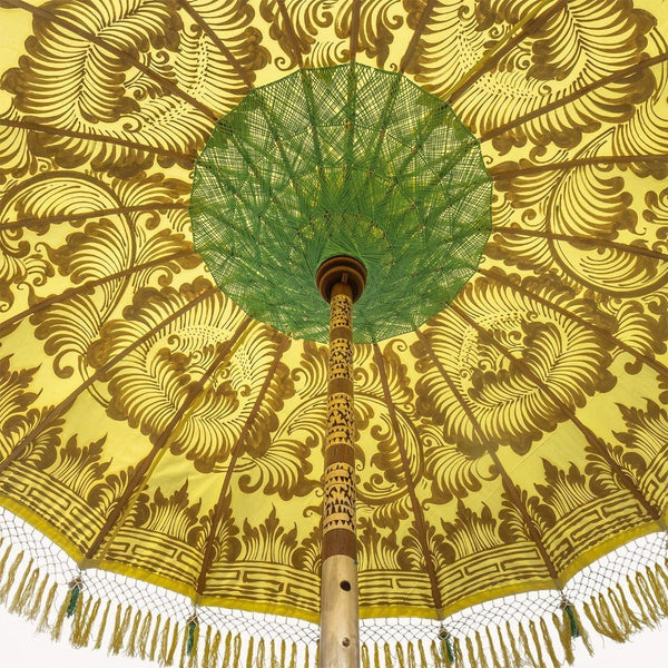 Goldie (2m) Round Bamboo Parasol - IN STOCK