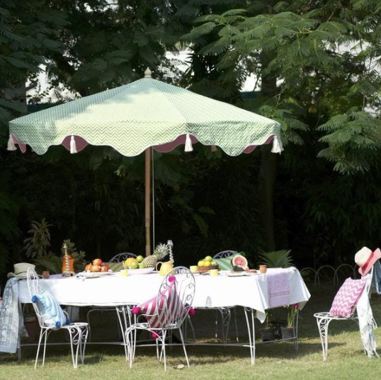 Green Aretha (3m) Octagonal Parasol - OUT OF STOCK
