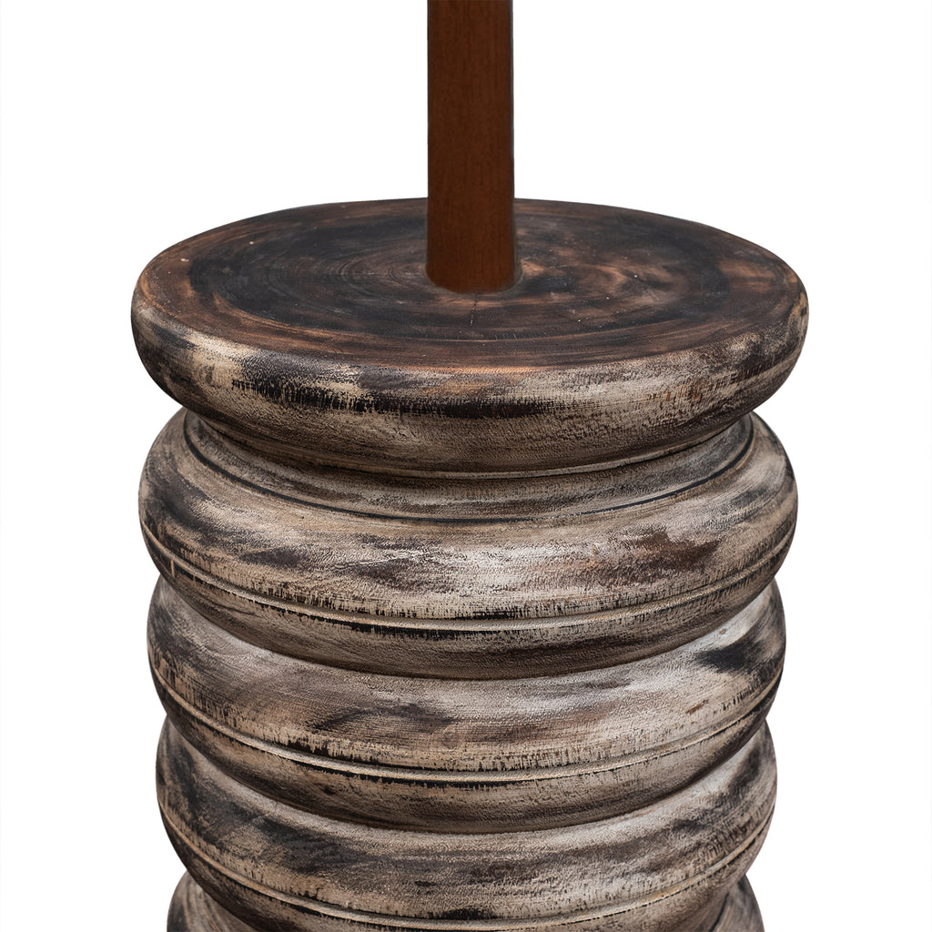 Wooden Round Bamboo Base - IN STOCK