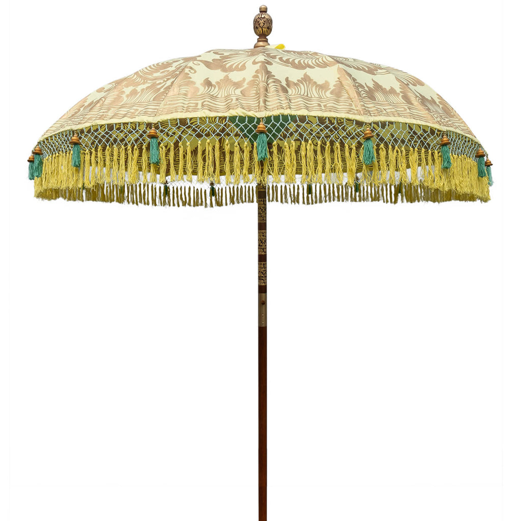Goldie (2m) Round Bamboo Parasol - IN STOCK